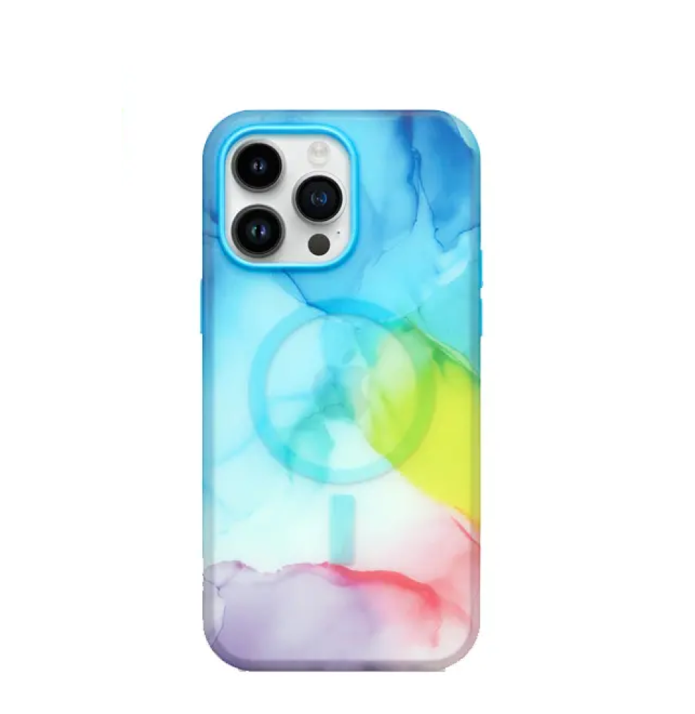Coteci Colorful MagSafe Case (Rainbow)