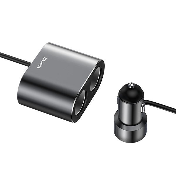 Baseus High Efficiency One to Two Cigarette Light(with Car Charger)