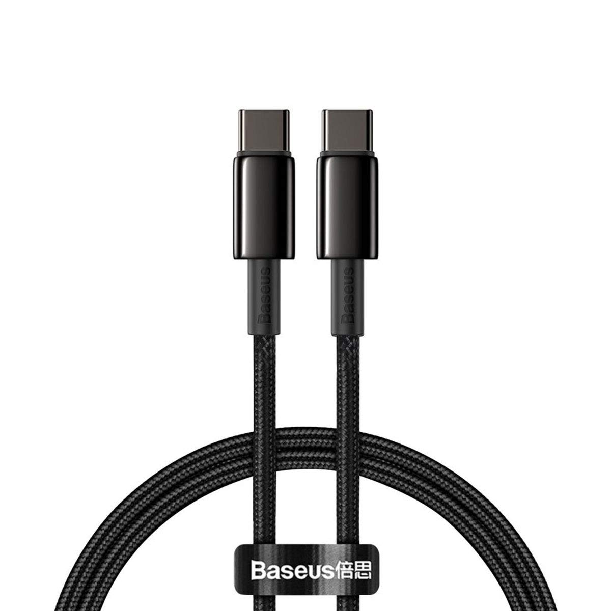 Baseus Usb Type C To Usb Type C Gold Fast Charging Data Cable