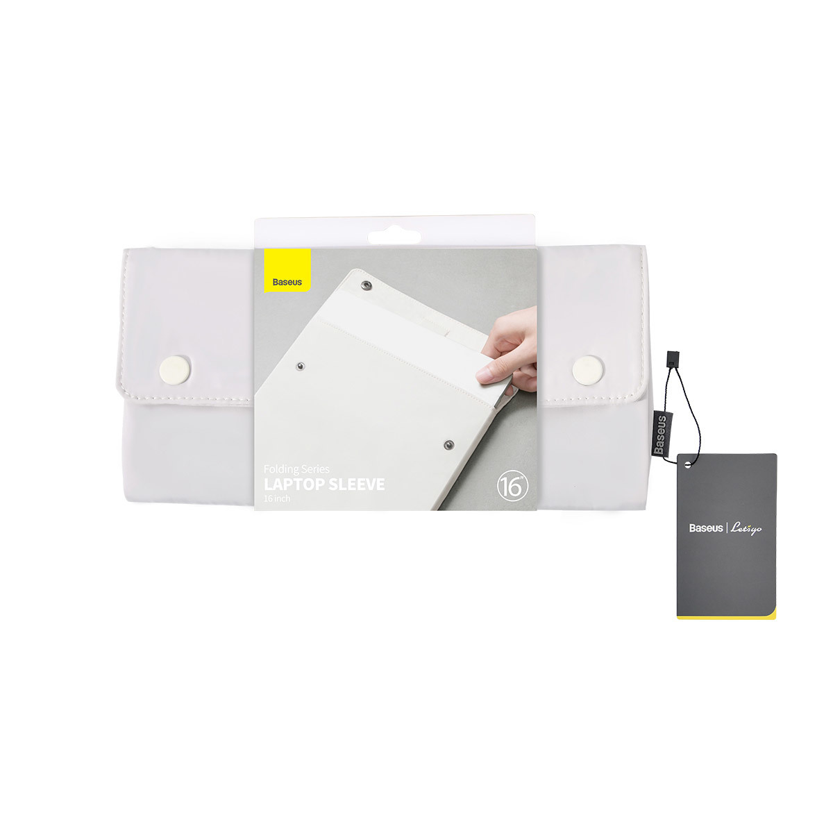 Baseus Folding Laptop Sleeve 16'' (White)