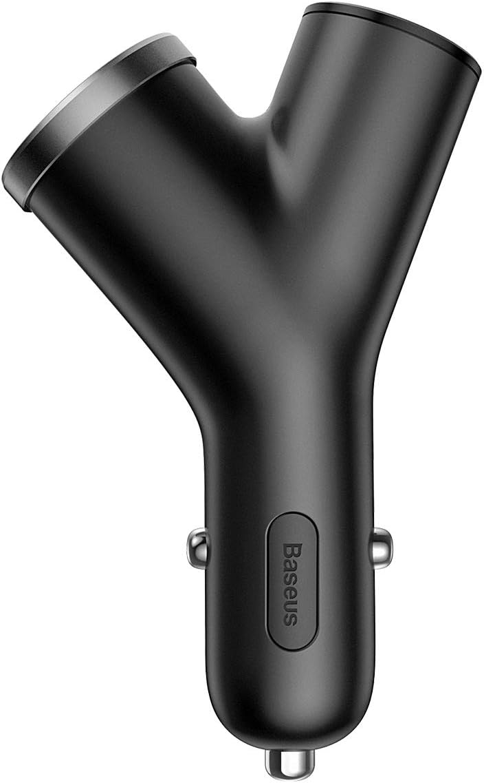 Baseus Y Type Dual USB + Cigarette Lighting