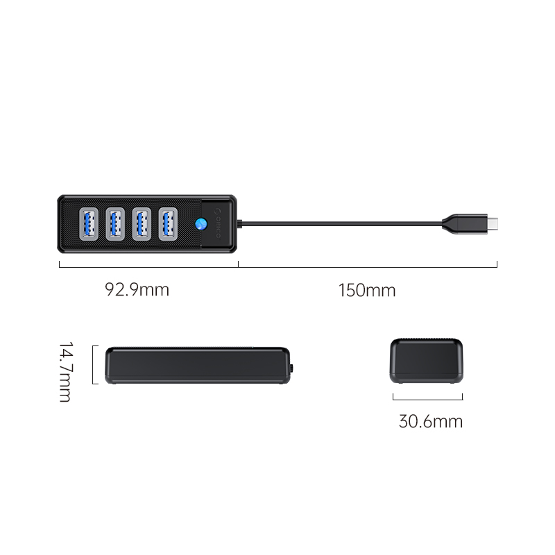 ORICO 4-Port USB3.0 HUB PW4U