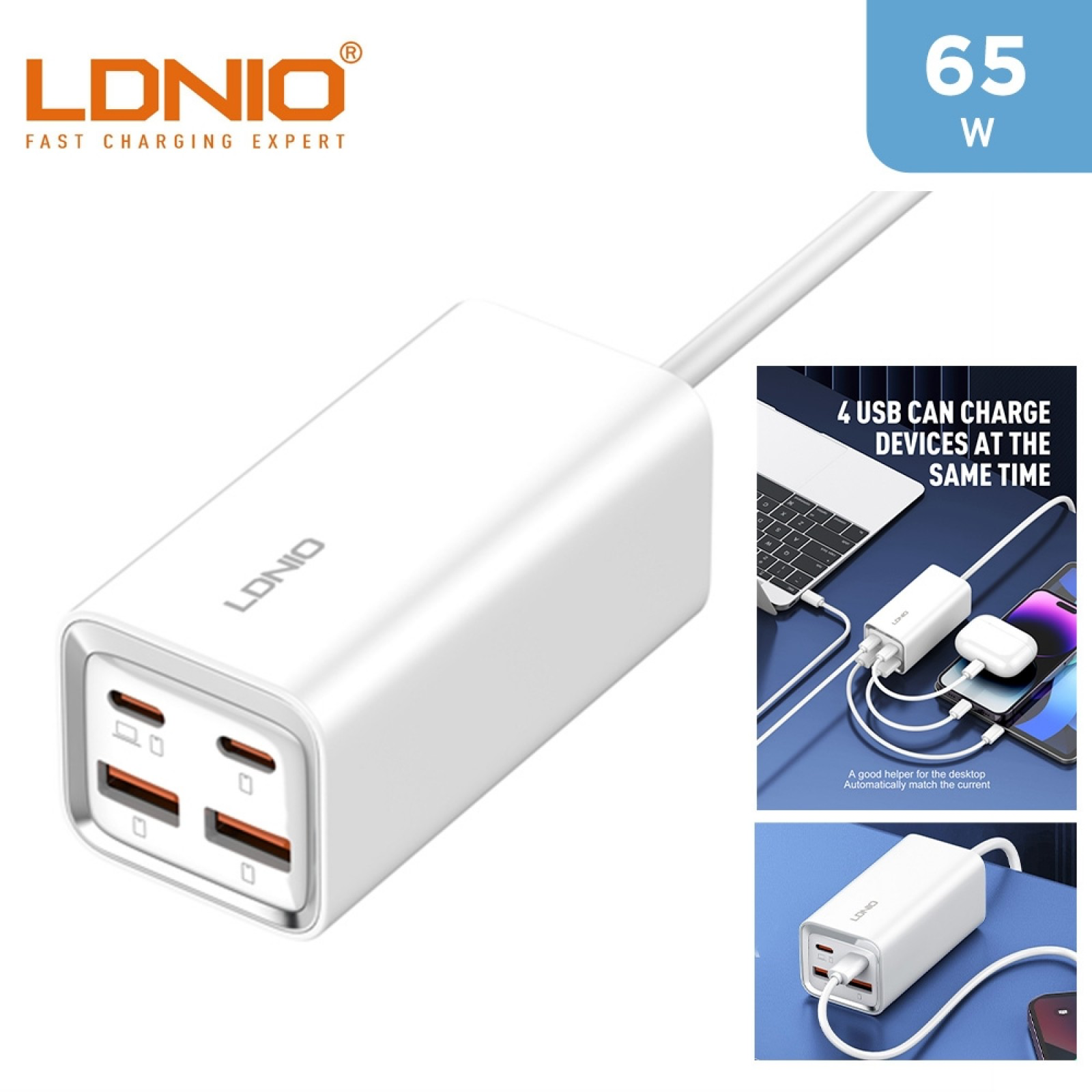 Ldnio Home Charger 65W A4610C