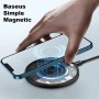 Qi BASEUS Simple Magnetic Wireless Charger (suit for IP12) |15W| с поддержкой быстрой зарядки Black (WXJK-E02)